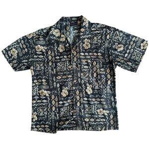 Vintage Thousand Mile Surf Shirt M | Tribal Batik - Made in USA